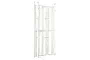 Retractable Safety Gate Pet Dog Cat Extra Tall with 3-Position Width Adjustment Fence Enclosure Guard Security Barrier Fencing for Stairs Doorway Kitchen