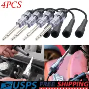 4x In-Line Spark Plug 6-12V Pick Up Coil Tester Ignition Coil Diagnostic Tool US