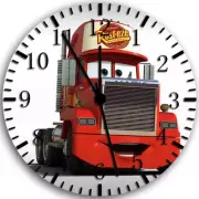 Disney Cars Mack Frameless Borderless Wall Clock Nice For Gifts or Decor W74