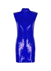 Nue Studio Sequin-embellished Mini Dress - Blue - 42 (UK10 / S) 42 (UK10 / S)