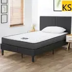 KS Spring Mattress Luxury Tight Top Bonnell Medium-Firm Soft Top Layer 16CM
