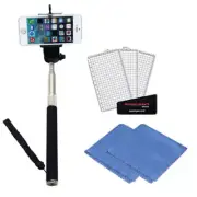 Selfie Stick for iPhone 6 plus 5s 5c 5 & Samsung Galaxy S6 S5 S4 S3 +Accessories
