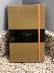 CASTELLI MILANO SQUARED HARDCOVER NOTEBOOK JOIRNAL - OLIVE - NEW & SEALED