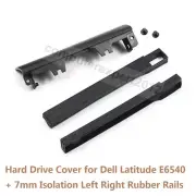 2.5 HDD Hard Drive Cover Caddy 7mm Isolation Rubber Rail for Dell Latitude E6540