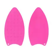 2pcs Silicone Iron Rest Pad Hot Resistant Mat Iron Rest Plate Fuchsia