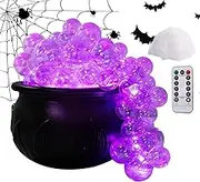 Halloween Bubbling Cauldron Decorations: bubble candy bowl, bubbly cauldron decorations with sparkling candies, bubble candy bowl, bu cauldron set