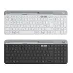 3C精選【史代新文具】羅技LOGITECH K580 珍珠白/石墨灰 超薄跨平台藍牙鍵盤