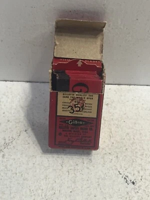 - Gillette Double Edge Razor Blades 10 Pack Vintage