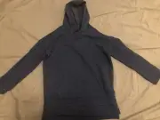 Kid’s Dark Blue Pull Over Hoodie, Size 5/6