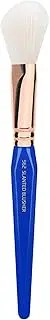 Bdellium Tools Professional Makeup Brush - Golden Triangle 962 Slanted Blusher - With All Vegan and Soft Synthetic Fibers, For Contouring and Highlighting (Blue, 1pc)