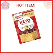 Duncan Hines Keto Friendly Classic Yellow Cake Mix, Gluten Free, Zero Sugar Adde