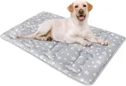 Dog Crate Mat (36" X 23"), Soft Dog Bed Mat with Cute Stars, Personalized Dog C