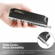 EASTTOP FORERUNNER 2.0 Chromatic Harmonica 12Hole Mouth Organ Without Valves US