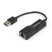 Star Tech 100m 100Mbps Auto MDIX USB 2.0 to RJ45 Ethernet Adapter Dongle Black