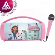 Lexibook BTP585GDHZ Gabby's Dollhouse Bluetooth Speakers with Lights & Mic