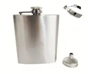 12 OZ Alcohol Pocket Flask with Portable Funnel Portable Wine Bottle Brand new