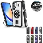 For Samsung Galaxy A14 A15 A54 5G PC+TPU Magnetic Case with KickStand Shockproof