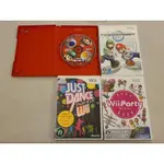 WII 新超級瑪利歐兄弟日文版、瑪利歐賽車、WII PARTY 派對、JUST DANCE 舞力全開