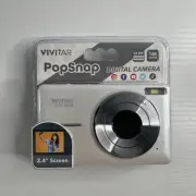Vivitar PopSnap Retro Digital Camera 16x Zoom 2.4 Screen - White