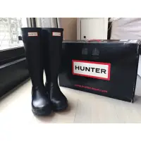 在飛比找蝦皮購物優惠-Hunter boots uk5 eu38 24.5 黑色霧