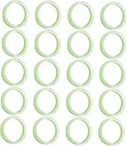 Yardenfun 100Pcs Plastic Luminous Rings for Party Decoration Glow the Dark Finger Rings Fun Party Supplies for Events and Celebrations