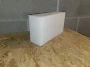 2 1/2" DELRIN NATURAL ACETAL 5" X 9 " CNC PLASTIC (J)