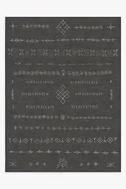 275' x 365' | Machine Washable Runner Rug | Kid & Pet Friendly | Indoor Rug | Astrid Soft Black Tufted Rug | Ruggable