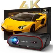 Ultra HD Projector 4K Wifi 6 and Bluetooth 5.2, 1100ANSI Smart Android Projector