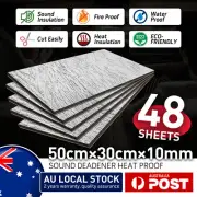 76SQFT COCKPIT FLOOR Sound Deadener Heat Insulation Proof self-adhesive Foam (for: Renault)
