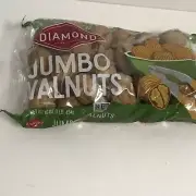 Diamond of California 1 lbs. Raw in Shell Jumbo Walnuts New Sealed