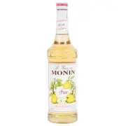 Monin Premium Pear Flavoring / Fruit Syrup 750 mL 544SYPAR037A