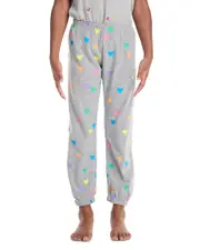 Chaser Girls' Rainbow Hearts Sweatpants - Little Kid