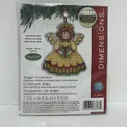 Dimensions Counted Cross Stitch Angel Ornament 70-08893 Kit Susan Winget New