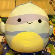 Squishmallows 14 inch Leland the Blue Striped Fish NEW WITH TAG FREE SHIPPING