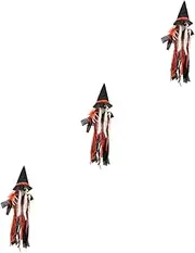 Abaodam 3pcs Creative Halloween Ghost Decor Gothic Door Hanging for Scary Party Scene