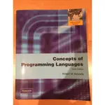 原文書 CONCEPTS OF PROGRAMMING LANGUAGES 程式語言 資訊工程 近全新