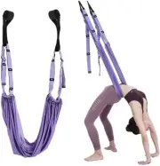 Yoga Stretching Strap, Leg Stretcher Strap, Backbend Training Belt with Door...