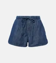 [Valentino] Valentino Chambray denim shorts AU 14 blue