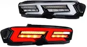 LED Tail Lights ，Compatible With Chevrolet Camaro 2019-2024 ZL1 SS Sequential Turn Signal Dynamic Animation Rear Lamps Assembly