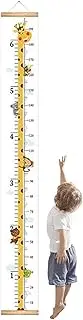 Height Chart for Kids,Decorative Height Chart | Growth Tracker with Lanyard Removable Reusable for Home Decor Interior Playroom Parenting Tool Baby Room