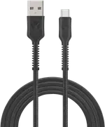 Bonelk Long-Life USB-A to USB-C 60W Cable 1.2m Black