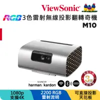 在飛比找momo購物網優惠-【ViewSonic 優派】M10 1080P 高亮RGB 