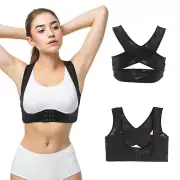 Ladies Women Adjustable Shoulder Back Posture Corrector Chest Brace Support5598