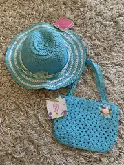Girls’ Spring Hat and Purse In Light Blue (NWT)