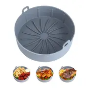 Air Fryer Reusable Liner 19CM (7.5-inch), FGSAEOR Airfryer Oven Insert Silicone Bowl, Replacement of Parchment Paper Liners