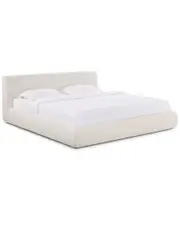 TOV Furniture Isla Upcycled Linen King Bed