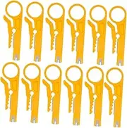 HOMSFOU 20pcs Mini Wire Stripper Tool Portable Electrician Tool for Cables Pom Material Efficient Wire Stripping Compact Design