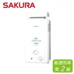 SAKURA 櫻花 12L 抗風型屋外傳統熱水器 GH-1221(NG1/RF式)