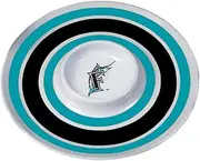 MLB Florida Marlins 14-Inch Melamine Chip and Dip