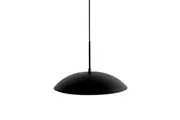 Nobu Rustic Modern Metal Disc Pendant Light Lamp - Black/Gold.